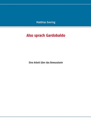 cover image of Also sprach Gardobaldo